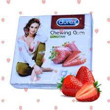 Lasting Chewing Gum Strawberry For Male & Female Pack