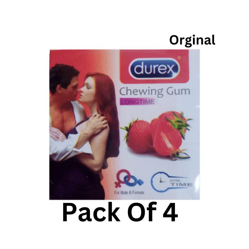 Lasting Chewing Gum Strawberry For Male & Female Pack